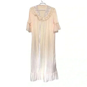 Gorgeous vintage sheer dressing gown, Source Unknown  w 3/4 bell sleeves